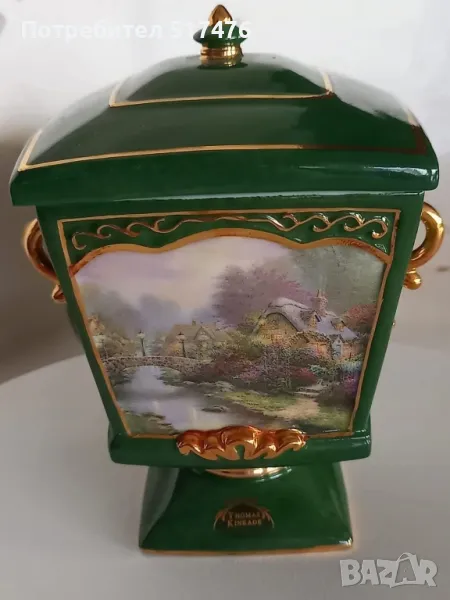 Порцеланова музикална кутия Thomas Kinkade , снимка 1