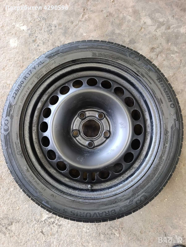 Резервна гума джанта 17 цола 5×120 за Opel Insignia / Опел Инсигния , снимка 1