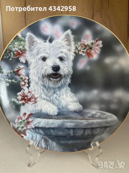 Колекционерска чиния от серия “ Westies “, снимка 1