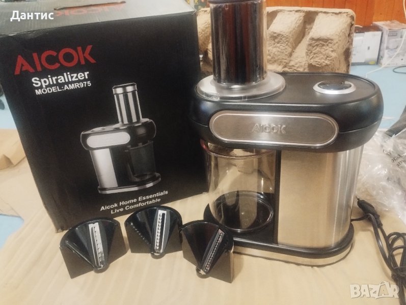 Електрически спирален нож AMR975 (4 остриета, снимка 1