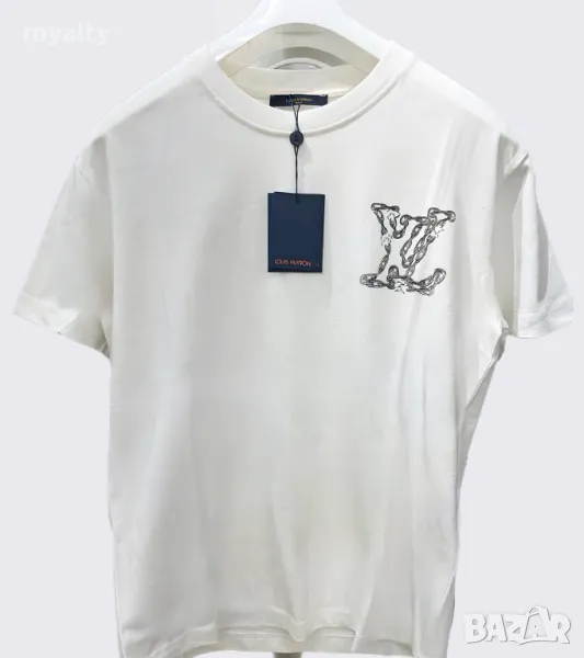 Louis Vuitton бяла мъжка тениска , снимка 1