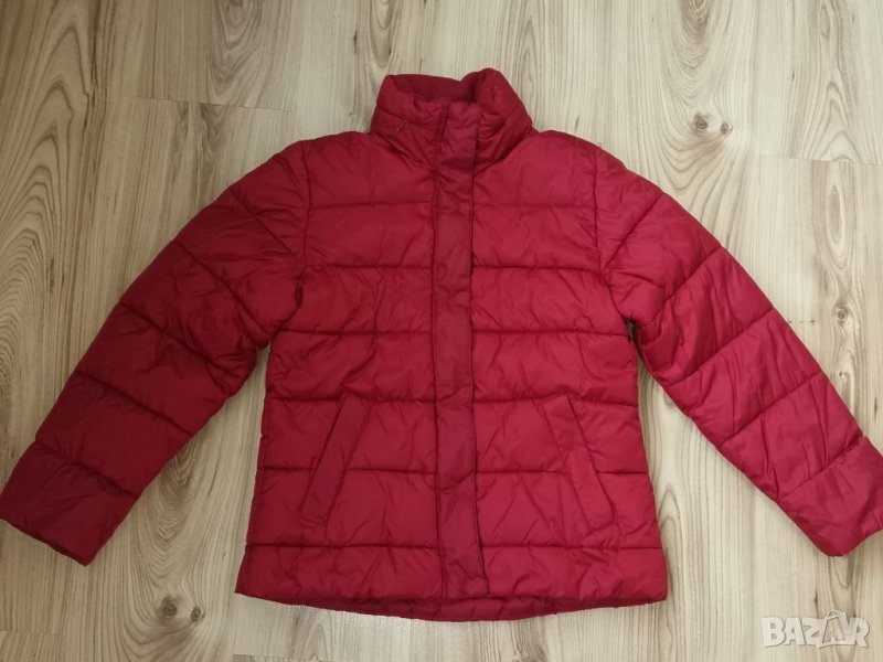 Детско зимно яке ZARA, 152-158 см  12-13г, тъмно червено, много топло с вата и полар, много запазено, снимка 1