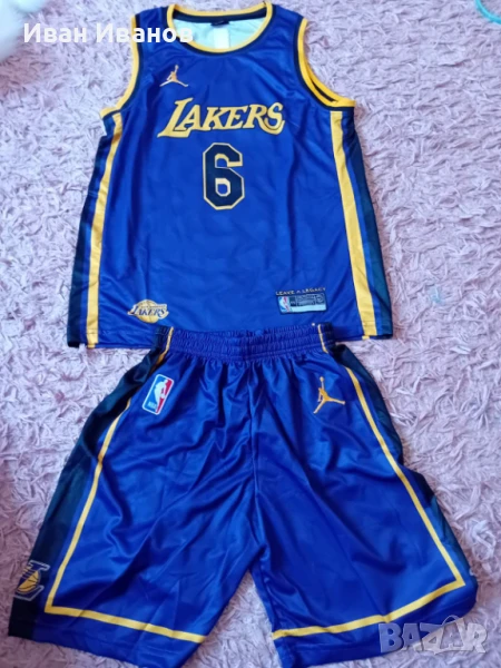 Чисто нов оригинален екип на Los Angelis Lakers - LeBron James, снимка 1