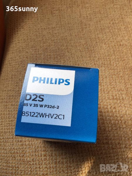 Крушка за фар Philips Xenon WhiteVision D2S 85122WHV2C1, снимка 1