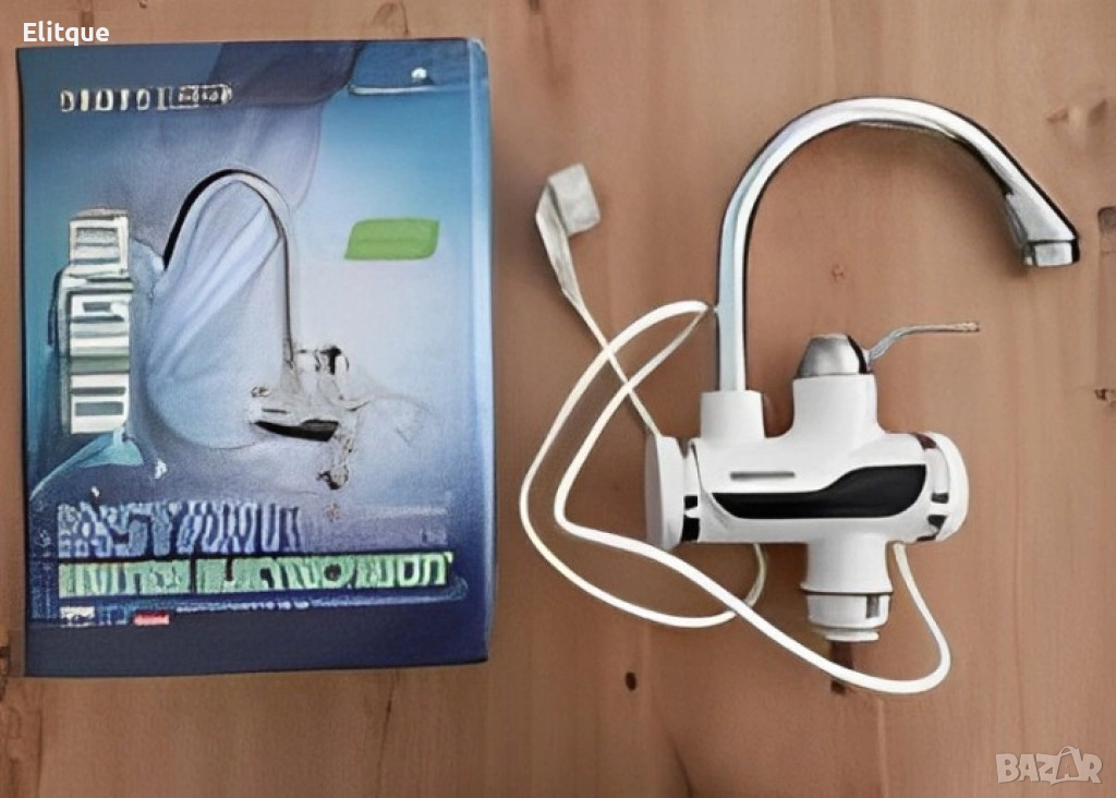 Смесител с проточен бойлер, за плот, 3000W + дисплей, снимка 1