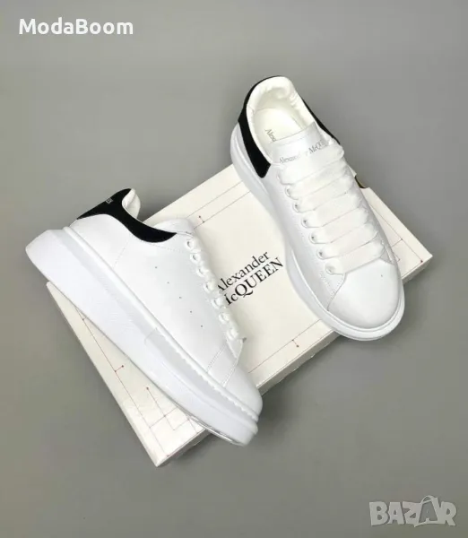 Alexander McQueen • Бели Стилни Мъжки Маратонки , снимка 1