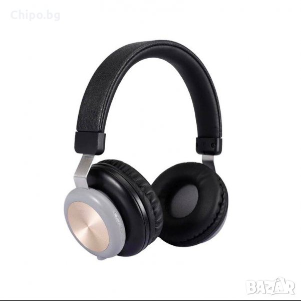 Слушалки с Bluetooth Oakorn H4, FM, SD, Черен -, снимка 1