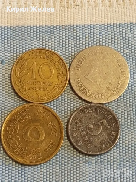 Четири монети от цял свят стари редки за КОЛЕКЦИЯ ДЕКОРАЦИЯ 30082, снимка 1