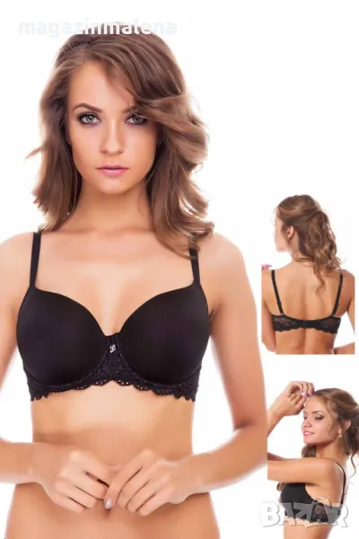 Leilieve 70-95 C,70-95 D,70-90 E черен,тъмносин,телесен,бял сутиен без подплънки за голям бюст , снимка 1