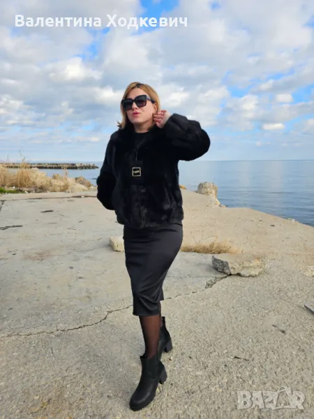 Великолепно палто от норка Italy Nafa, снимка 1