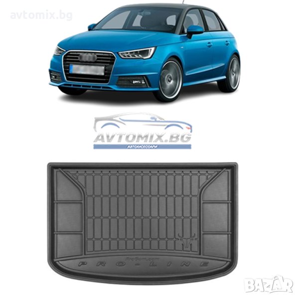 Гумена стелкa за багажник за Audi A1 2010-2018 г., ProLine 3D, снимка 1