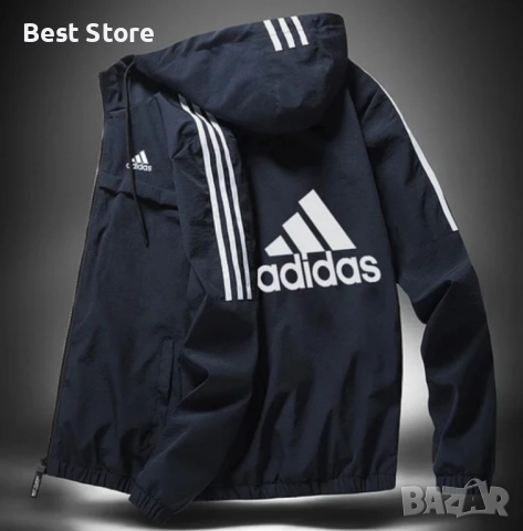 Adidas Мъжка Ветровка Шушляк Адидас 