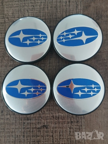 Капачки За Джанти 55/60 52/55 за Subaru Субару/ сиви декоративни тапи за централен отвор, снимка 6 - Аксесоари и консумативи - 44696853
