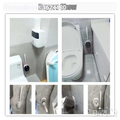 Силиконова четка за баня 3687 Ecoco, снимка 9 - Мопове, кофи, четки и метли - 52667118