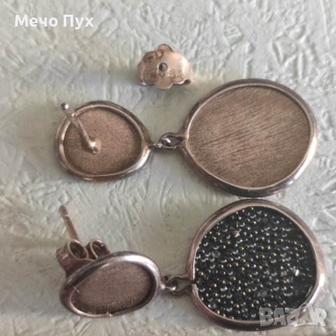 Сребърни обеци (18), снимка 10 - Обеци - 42971183