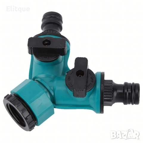 Троен разклонител, редукция, 2-пътни, 1/2" 3/4" градински маркуч, вентили, снимка 5 - Други - 53371336