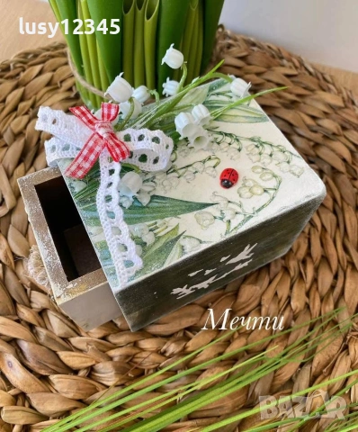 Кутийка-Момини сълзи!, снимка 6 - Декорация за дома - 53024086