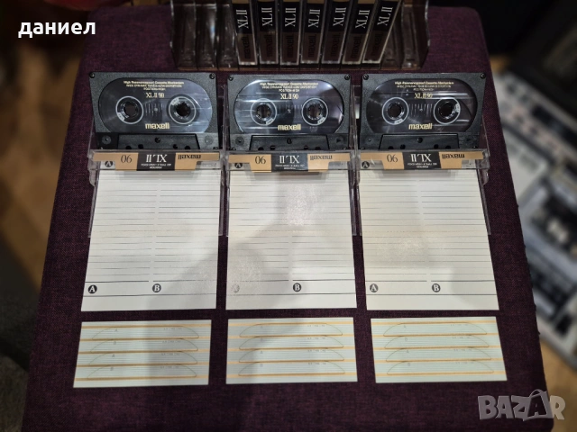 Качествени аудио касети MAXELL XLII90 – TYPE II – хромна лента - като нови + подарък, снимка 5 - Аудио касети - 53126004