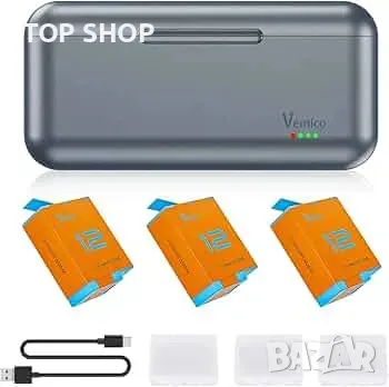 Комплект зарядно устройство за батерии Vemico Hero 10 3 пакета 1800mAh