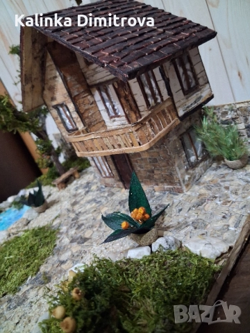 Ръчно изработен макет с размер 29/21см., снимка 12 - Декорация за дома - 51781490