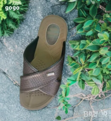 мъжки кожени чехли, снимка 1