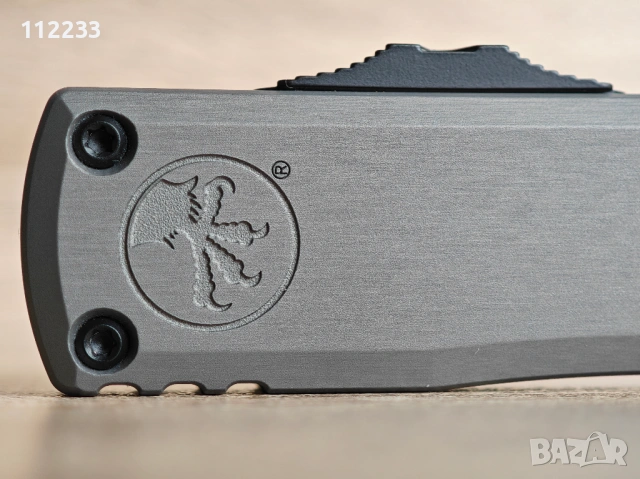 Microtech Ultratech Gen III ZBP Auto OTF Apocalyptic Plain Dagger Natural Clear Aluminum 1122-10APNC, снимка 10 - Ножове - 53590320