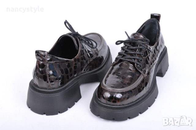 NEW! Дамски ежедневни обувки от естествен лак, снимка 3 - Дамски ежедневни обувки - 51997470