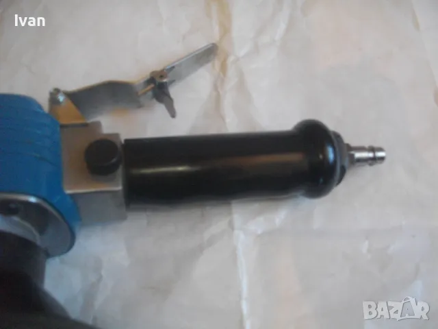 АВСТРИЙСКИ Оригинален ф150мм Пневматичен Ротационен Кръгъл ЕКСЦЕНТЪР ВИБРОШЛАЙФ WORKZONE Като нов , снимка 8 - Други инструменти - 47602957