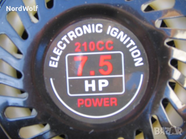 БЕНЗИНОВ ДВИГАТЕЛ С ЕЛ.СТАРТЕР 7.5 к.с, снимка 5 - Градинска техника - 43673294