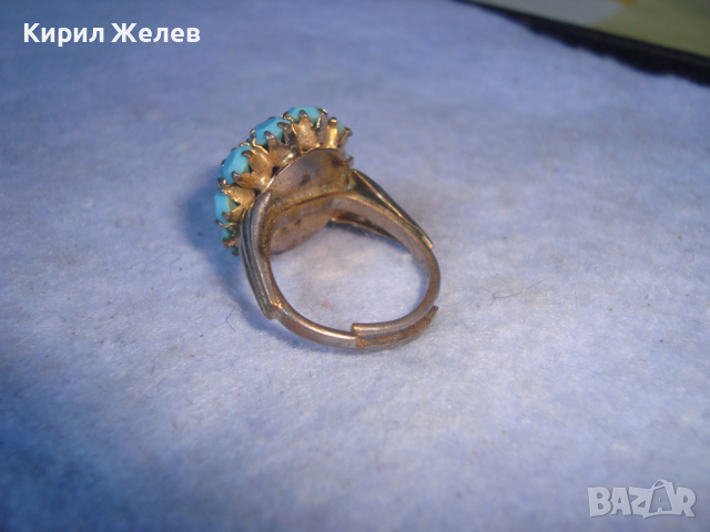 СТАР РЕТРО ВИНТИДЖ РЕГУЛИРУЕМ КРАСИВ СТИЛЕН ПРЪСТЕН 20331, снимка 9 - Антикварни и старинни предмети - 36423774