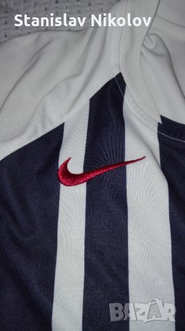 Тениска Nike Total 90 White/Blue, снимка 4 - Тениски - 33215086