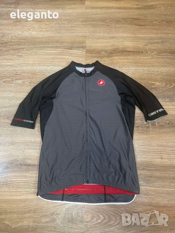 Оригинално мъжко Вело MTB Castelli  Rosso Corsa Aero Race  Jersey , XL размер, снимка 1