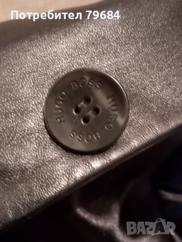 Оригинално кожено мъжко манто HUGO BOSS, снимка 6 - Сака - 39364016