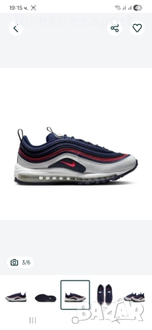 Мъжки маратонки Nike Air Max 97 "USA, снимка 3 - Маратонки - 52249665