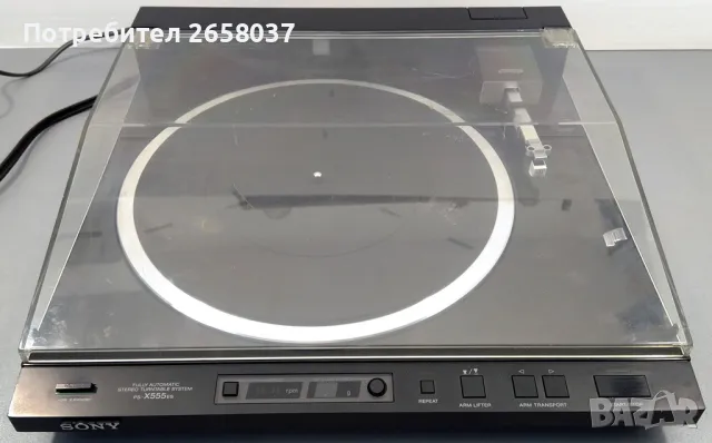 Продавам автоматичен грамофон Sony PS-X555ES N2, снимка 2 - Грамофони - 50162236