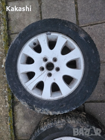 16 5х112 лети джант със зимни гуми 205 55 16 за Audi Vw Seat Skoda, снимка 5 - Гуми и джанти - 52046977
