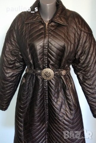 Унисекс палто / естествена кожа ”Pelle moda” / USA / голям размер , снимка 4 - Палта - 16186269