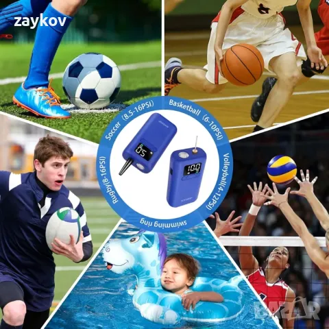 SUNTATOP Въздушна помпа Преносим електрически въздушен генератор, снимка 2 - Генератори - 48396445