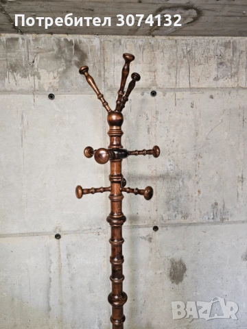 Виенска букова закачалка за дрехи /Уникат/, снимка 2 - Закачалки - 53566029