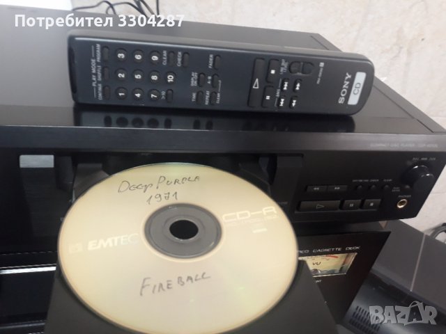 SONY CD плеър има CD text усилване намаляване на звука, снимка 5 - Ресийвъри, усилватели, смесителни пултове - 38725231