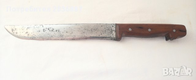 Стар кован овчарски нож, снимка 3 - Антикварни и старинни предмети - 33396193