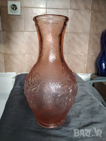 стъклена ваза арт деко, снимка 2 - Вази - 35621782