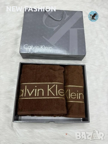 Памучни Хавлии -2бр с Кутия ✨ Calvin Klein , снимка 7 - Хавлиени кърпи - 51169226