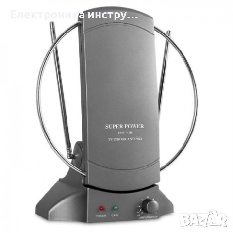 Стайна антена с вграден усилвател за цифрова TV и радио VHFUHFFM