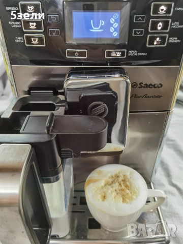 Saeco PikoBaristo - внос от Германия , пълен комплект , с БГ меню, снимка 8 - Кафемашини - 52339570