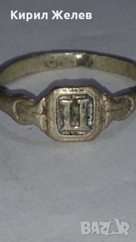 Старинен пръстен сачан - 60261, снимка 1 - Пръстени - 29003509