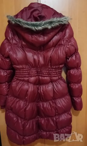 Дълго зимно яке Бордо John Baner, снимка 5 - Якета - 43829270