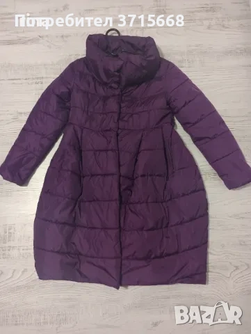 Женско яке шушляк малко над коляното, снимка 2 - Якета - 51937439