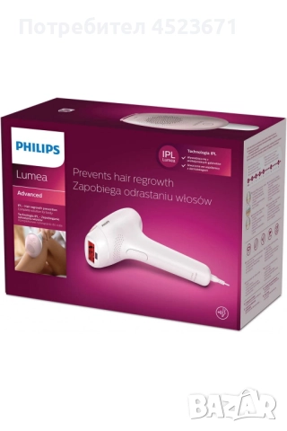 Фотоепилатор за обезкосмяване Philips Lumea IPL Advanced SC1994/00, снимка 1