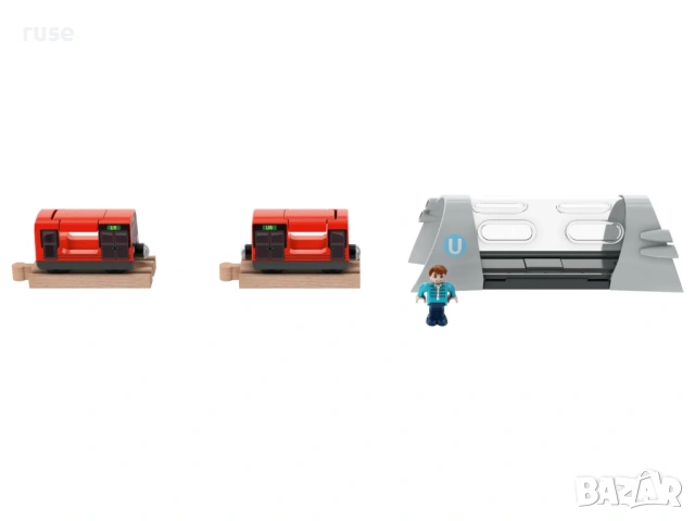 НОВИ! Метро влак и тунел за Дървено влакче, снимка 3 - Влакчета, самолети, хеликоптери - 53568919